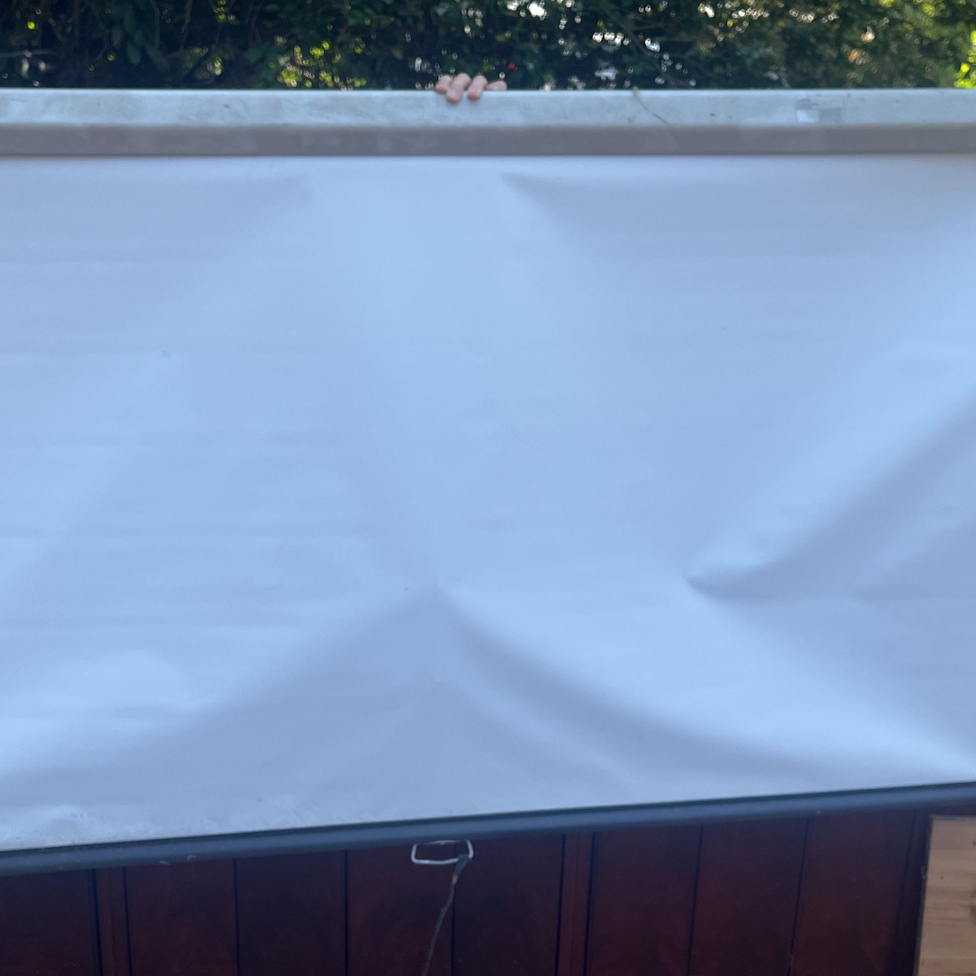 LARGE Projection Movie Screen School Classroom Surplus