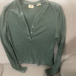 Levi Striped Dreamy Henley Shirt