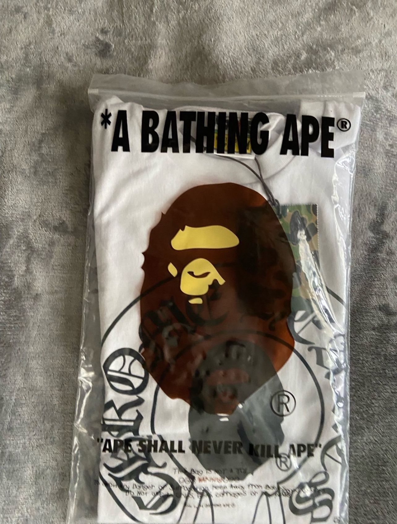 White Chrome x Bape T-shirt (BRAND NEW)