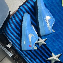 Nike Air Force 1 Low Off-White MCA University Blue Size 10