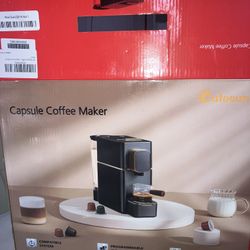 Mini Espresso Coffee Machine for Capsules Compatible with Nespresso OriginalL Machine, Espresso