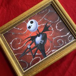 DISNEY NIGHTMARE BEFORE CHRISTMAS CUSTOM FRAMED 8x10 PRINT 