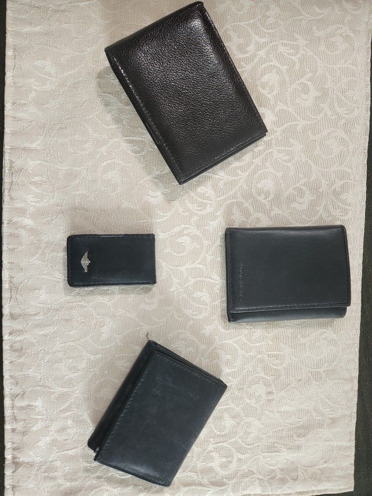 Men's Leather Wallets & Money Clip