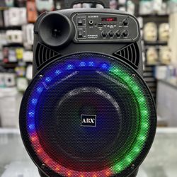  3400W Bluetooth Party Speaker With Wired Mic 