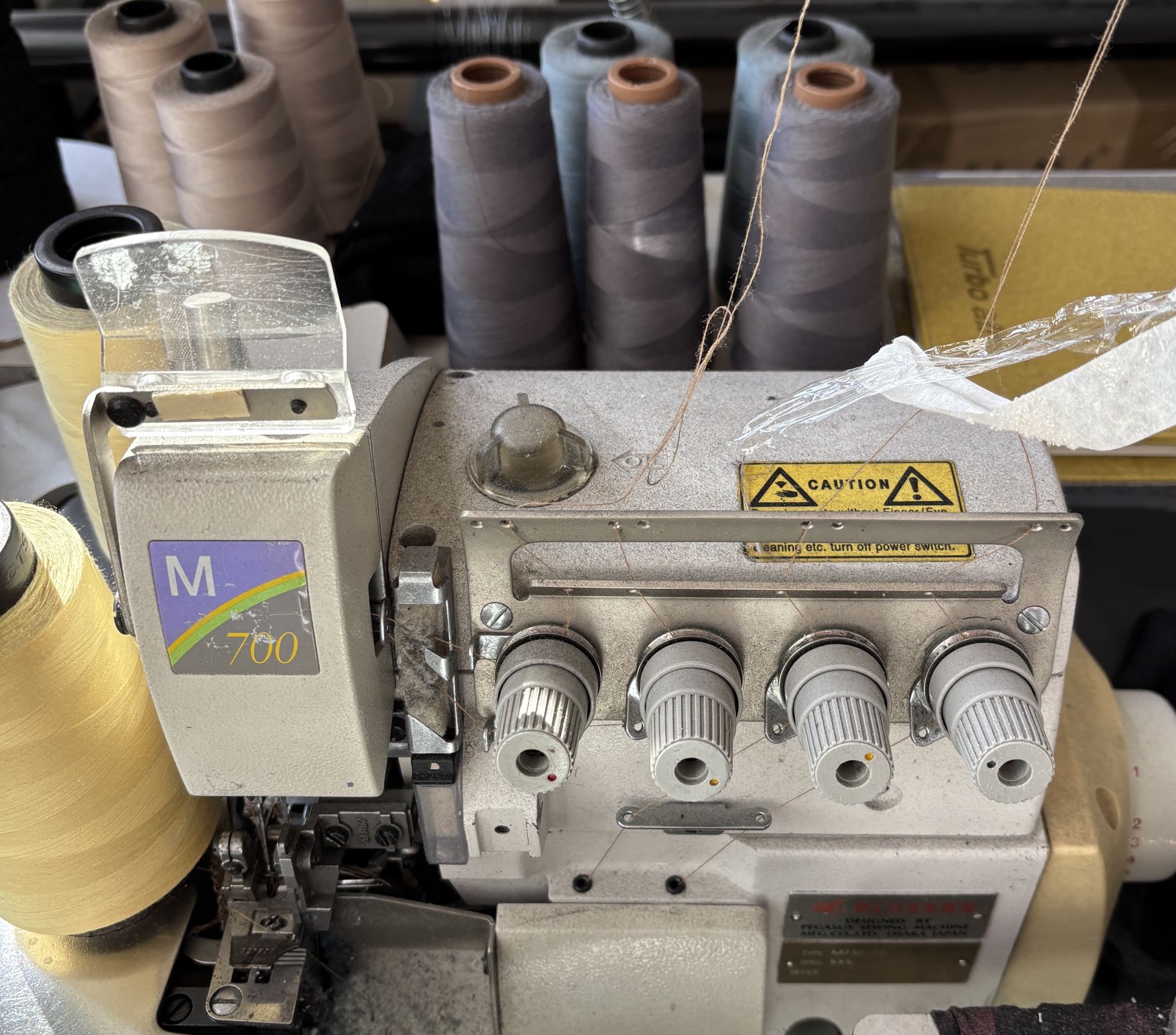 Pegasus Industrial Overlock Machine With Table