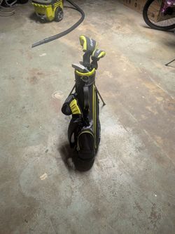 Kids Golf Club Set with Stand Bag top flite left handed