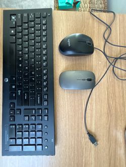 Keyboard and mouse