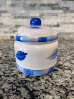 BLUE LEAF ROYAL NORFOLK  SUGAR BOWL