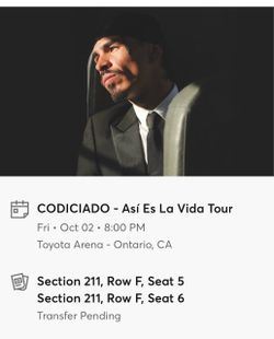 Codiciado Tickets
