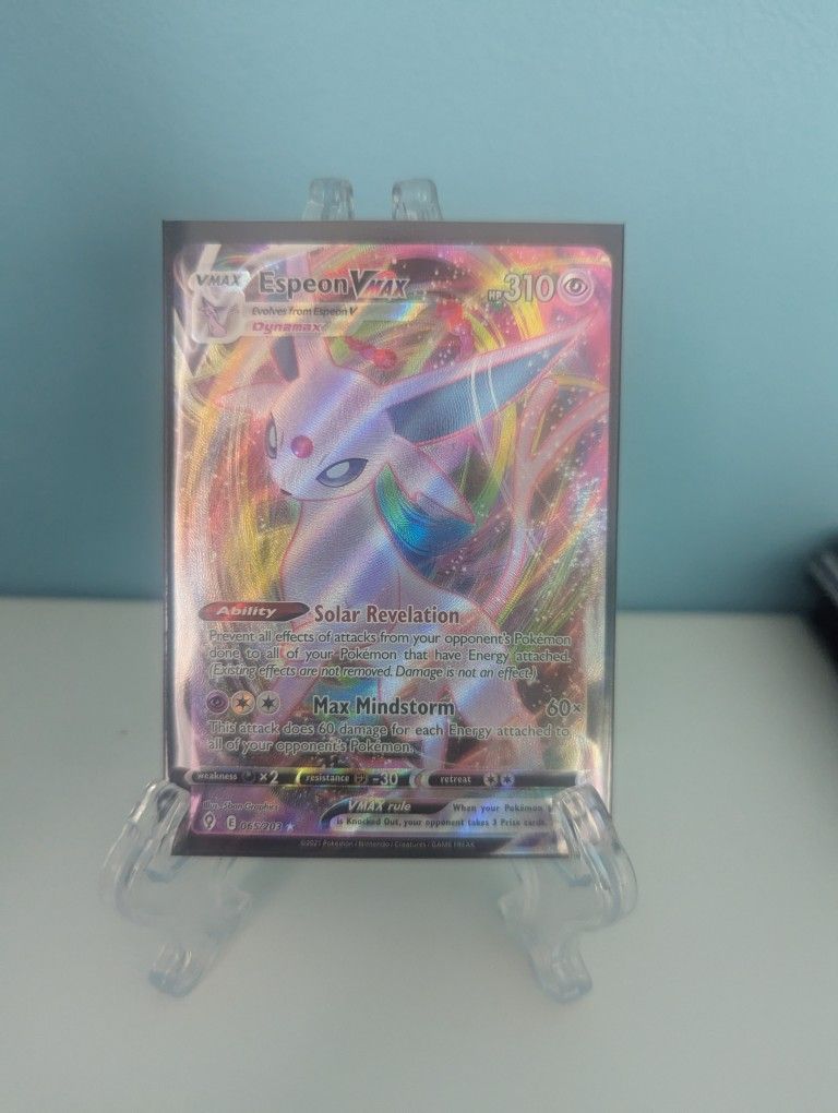 Espeon v max pokemon card