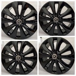 OEM 19" Mercedes GLE GLS Black Wheels Rims