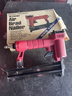 Central Pneumatic 18-Gauge Air Brad Nailer
