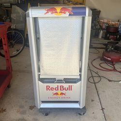 Red Bull Open Air Reach In Refrigerator