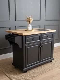 ✨ Gorgeous Kitchen Island Cart ✨