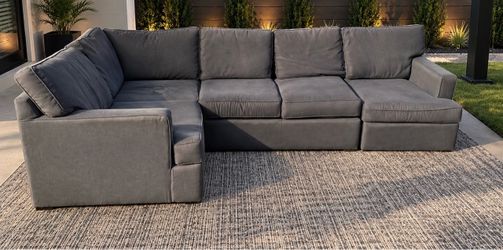 Large Gray Sectional Sofa