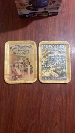 vintage rectangular woven bamboo serving tray manufactured by Nevco