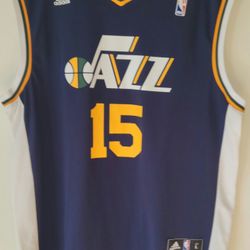 Derrick Favors Utah Jazz Jersey Adidas Swingman Size L. Pre-owned 