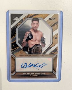 2024 Topps Chrome UFC Brandon Moreno Autograph Card