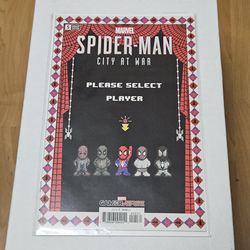 Marvels Spider-Man City At War #5 Cover B Variant Matthew Waite 8-Bit Cover