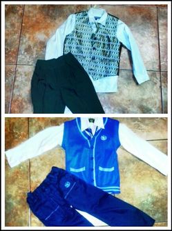 Boys 4piece vest suit size 4t