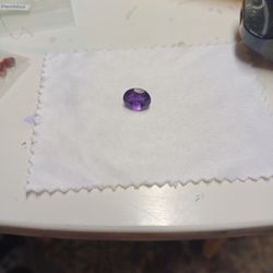 1.95cts. OVAL CUT NATURAL AMETHYST LOOSE GEMSTONE 7X5X4MM