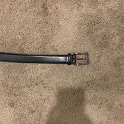 Black Leather Belt