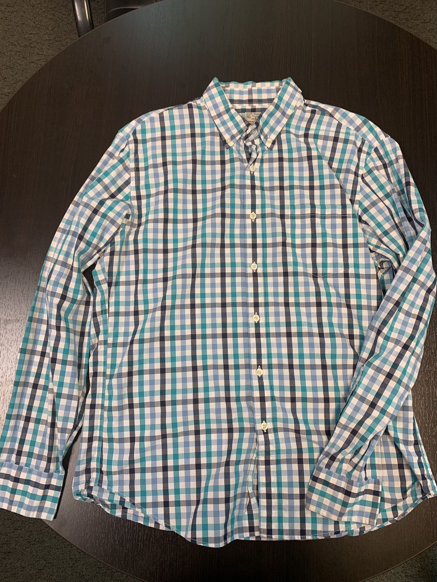 Vintage J. Crew 100% Cotton Button Down Shirt 