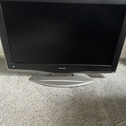 Sharp Aquos 32” TV With Remote