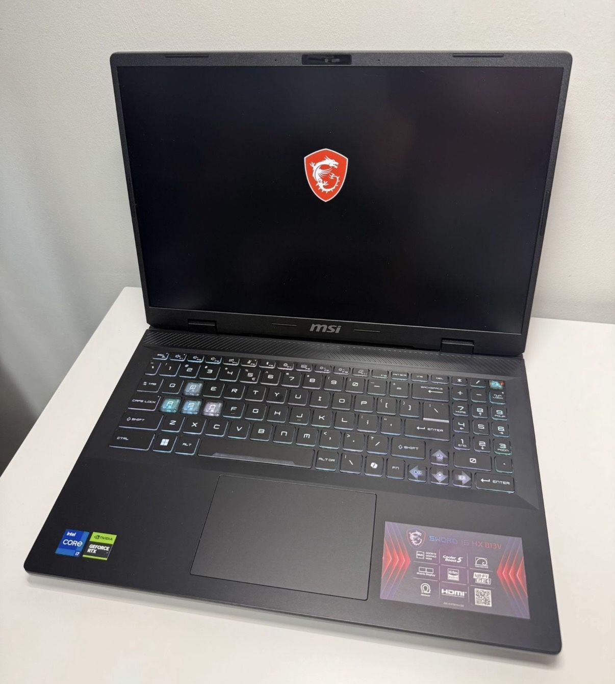 Laptop MSI Core i7 13Th 16Gb 1Tb RTX 4070 8Gb 