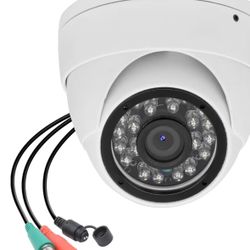 New. 1080p 2MP CCTV Security Camera 4-in-1 (TVI/AHD/CVI/960H Analog) Dome Surveillance Cameras, 24pcs LEDs, 2.8mm Fixed Lens, 65ft IR Night Vision, 10