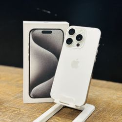 iPhone 15 Pro White Titanium (Factory Unlocked)