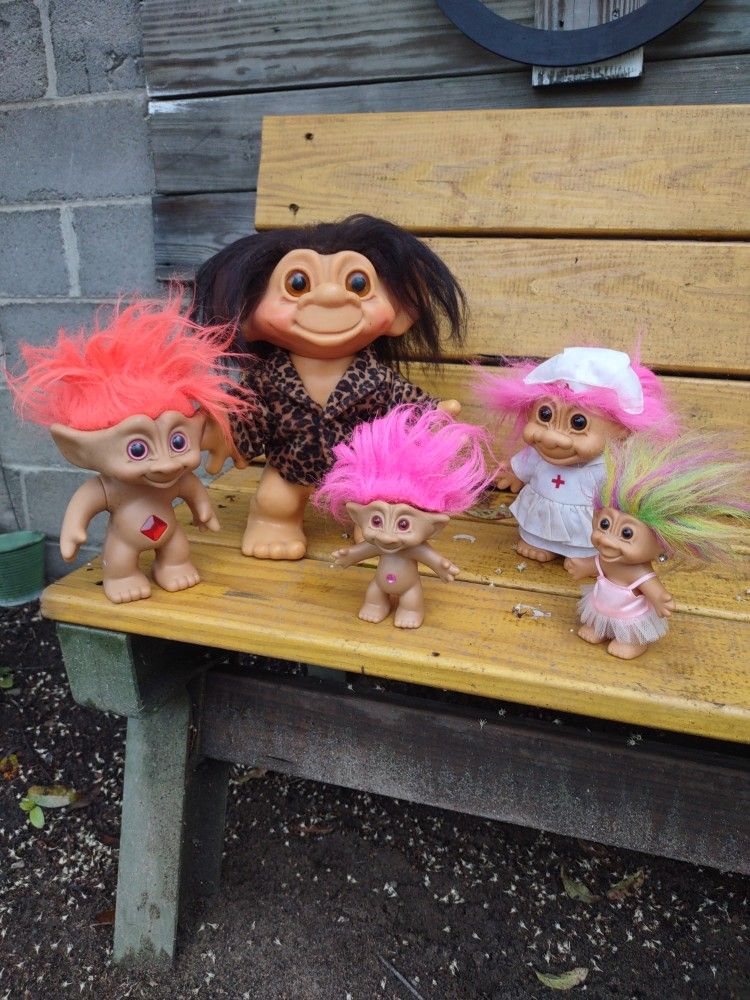 Old Troll Dolls