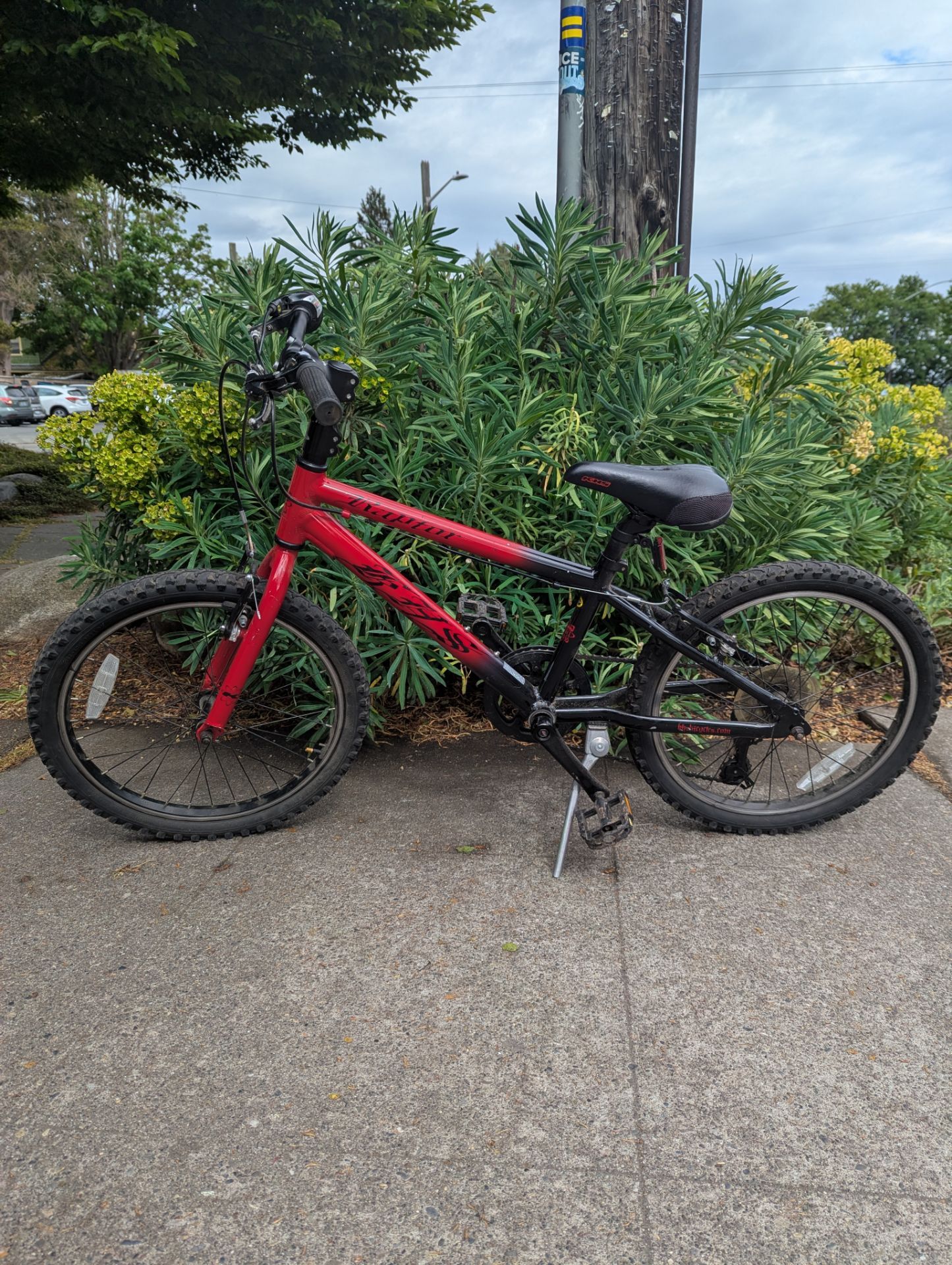 KHS Raptor 20" Kids Boys Girls Gear Hand Brakes Bike Bicycle