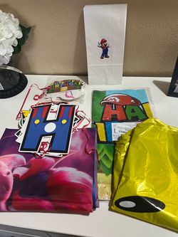 Mario Birthday decor