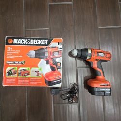 Black & Decker Cordless Drill 12v