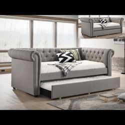 ELLIE DOVE GRAY DAYBED