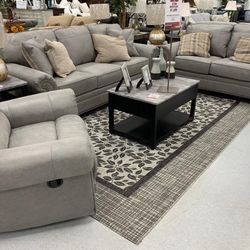 Olsberg Steel Living Room Set (SOFA and LOVESEAT