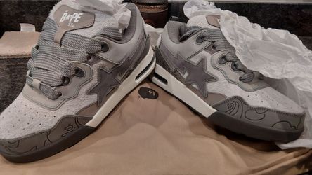 New BAPE flip STA #1 M2 Grey shoes