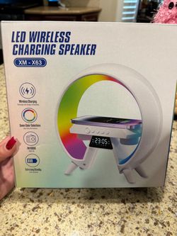 LED Wireless Charging Speaker XM-X63
