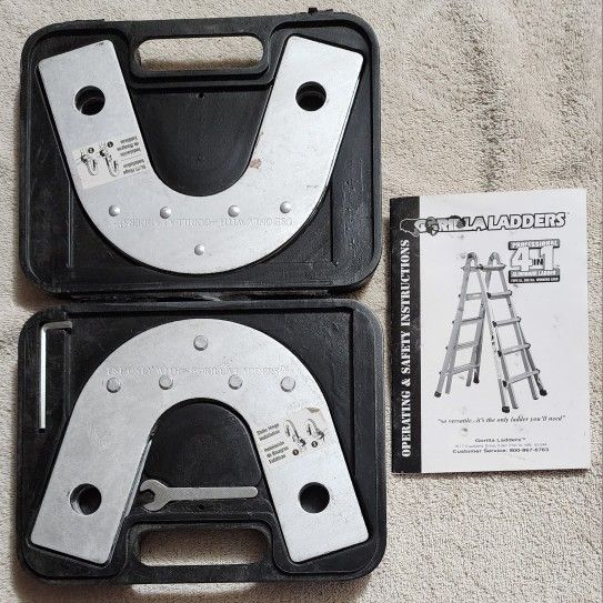 Gorilla Ladder Static Hinge Set For Scaffold Mode With Instructions