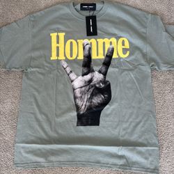 Homme Femme Twisted Finger Shirt