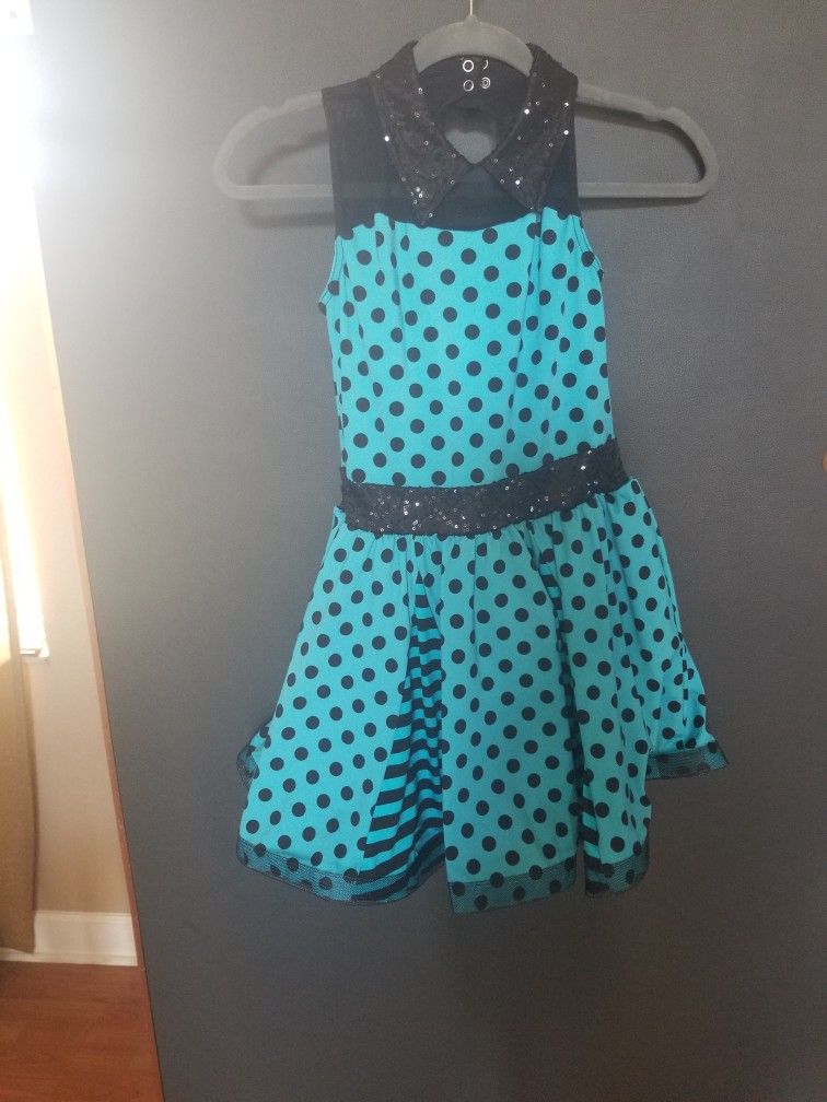 Like New Children's Blue Polka Dot Costume