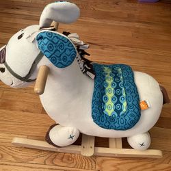 B Toys Wooden Rocking Horse