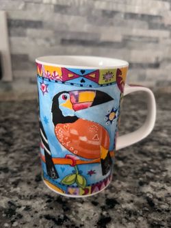 Dunoon Coffee/Tea  Mug  Animal Magic Toucan Designed By Louise Rawlings 10 oz