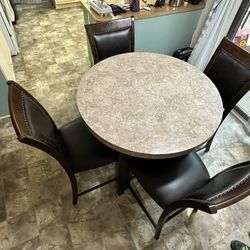 Marble Round Kitchen Table With Chairs