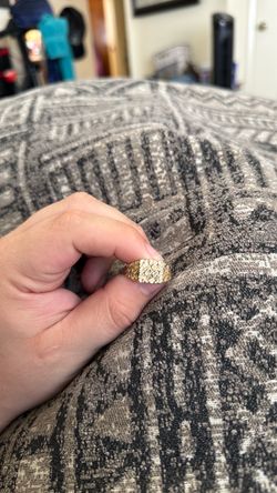 10k gold nugget ring