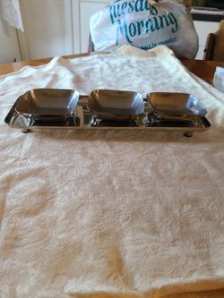 Crate And Barrel Relish Tray 