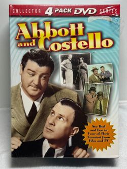 Abbott and Costello Collector's 4 Pack DVD Box Set 2002 GoodTimes New Sealed