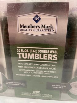 20oz stainless steel double wall tumblers