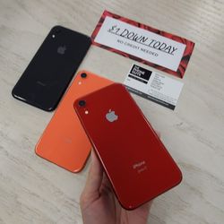 Apple iPhone Xr - $1 DOWN TODAY, NO CREDIT NEEDED
